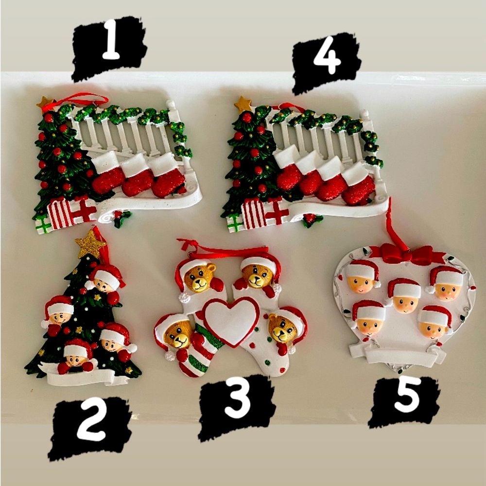Family Christmas Ornaments